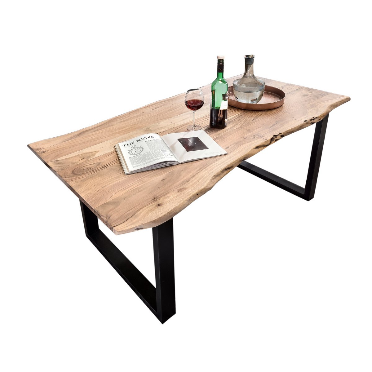 Akazienholz Tisch 120 x 80 cm