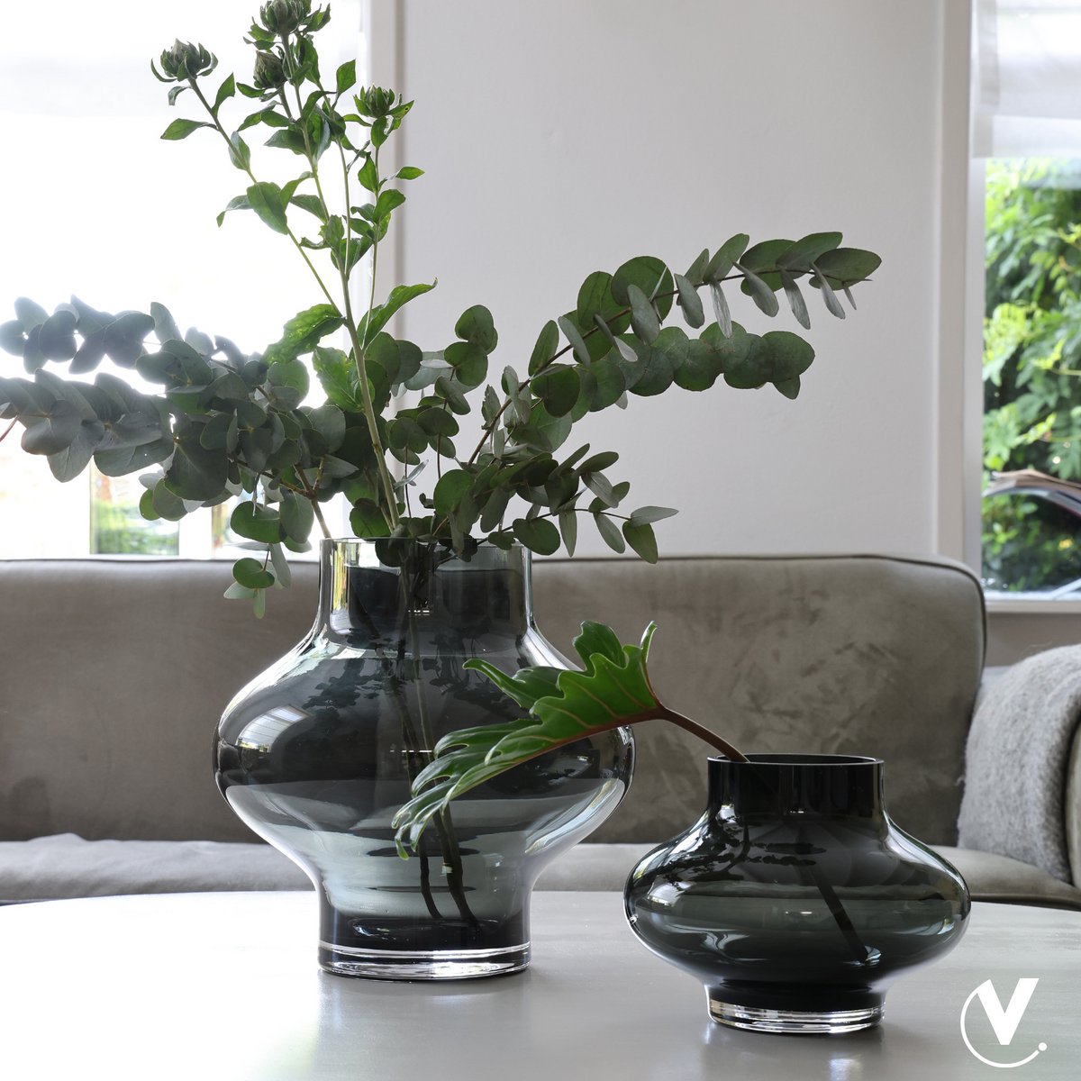 Ruvuma Vase Grau