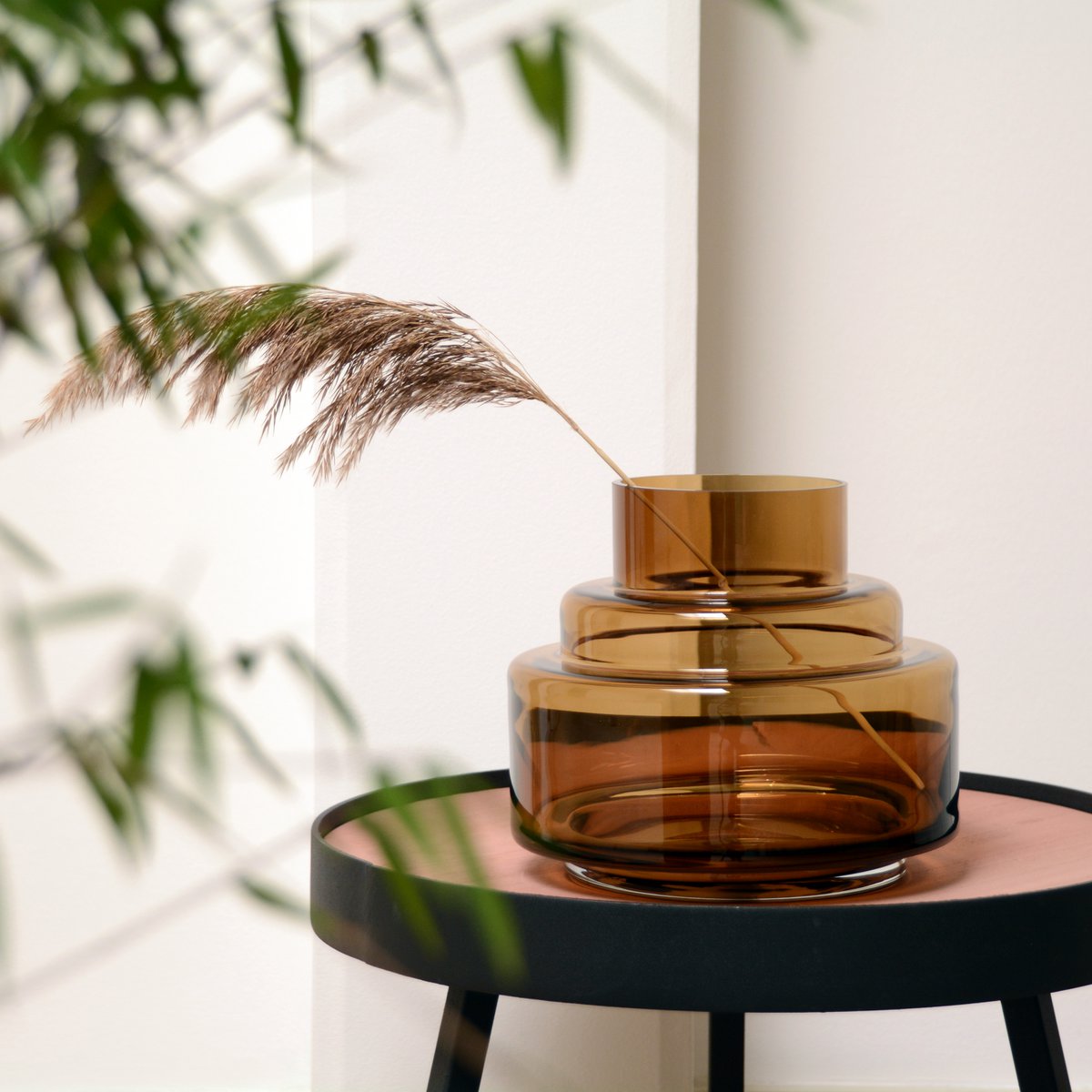 Charlie Vase Cognac