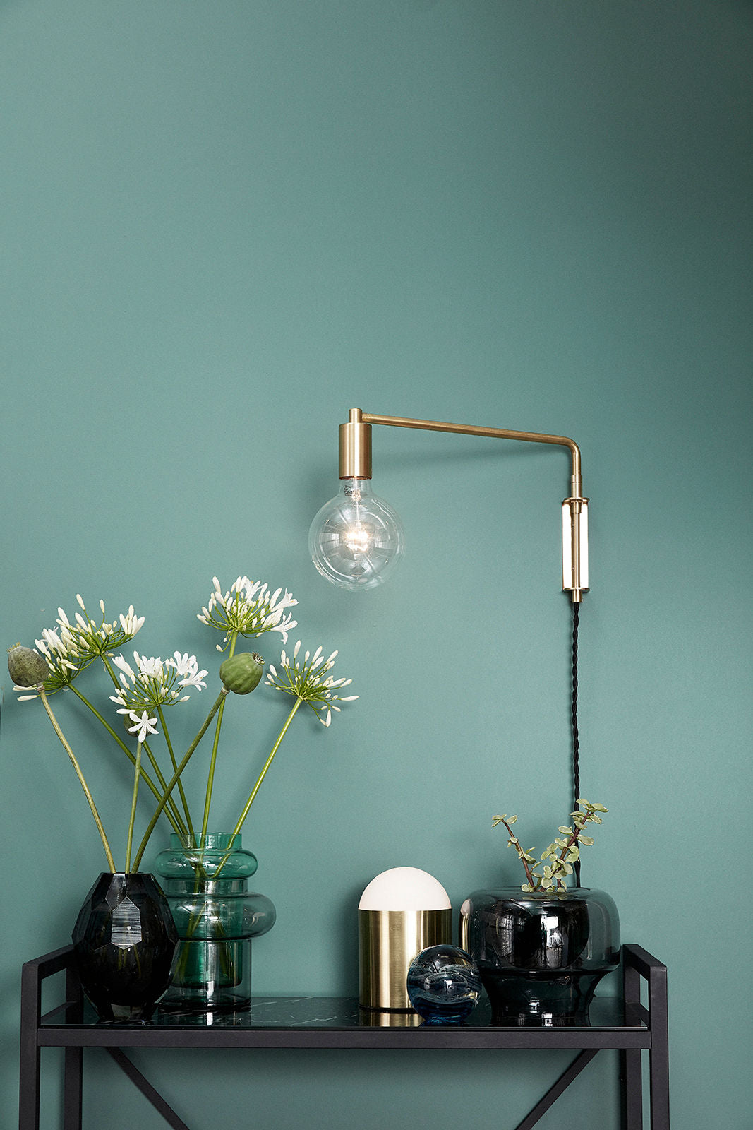 Facet Vase Grau