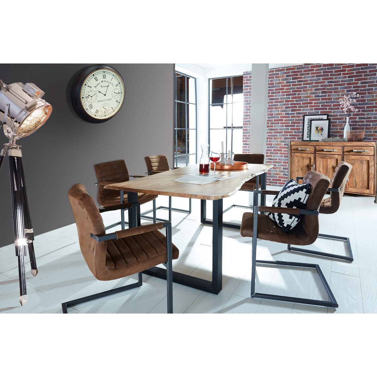 Akazienholz Tisch 120 x 80 cm