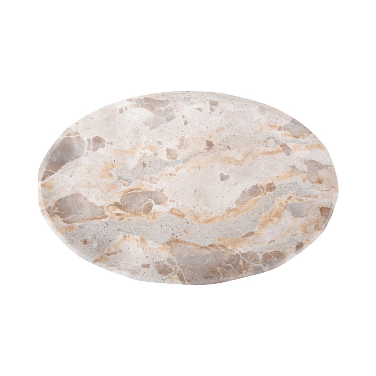 Marmor Tablett oval M
