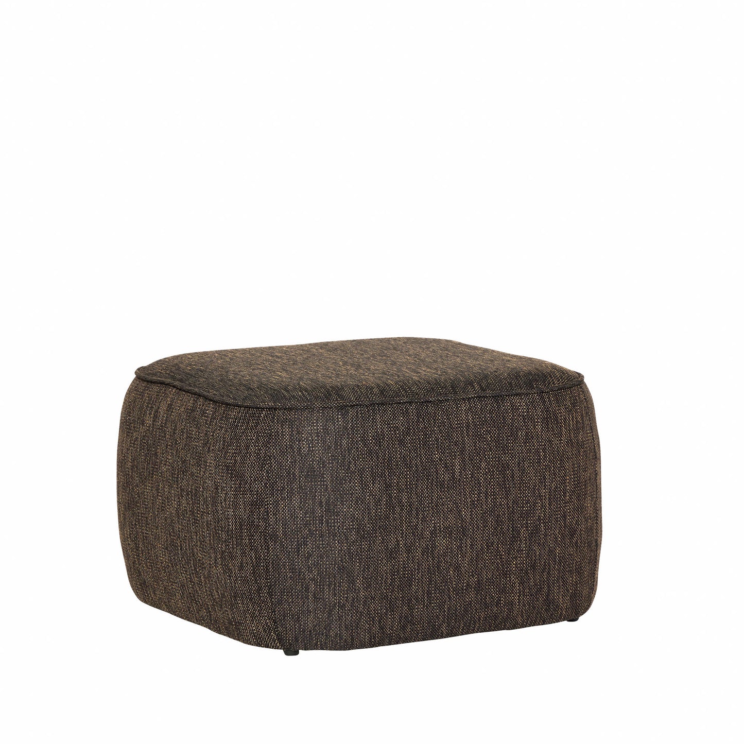 Cube Pouf Dunkelbraun