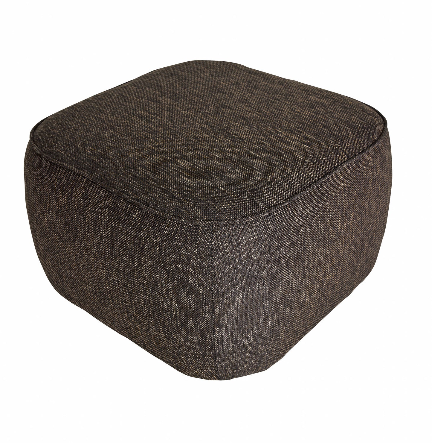 Cube Pouf Dunkelbraun