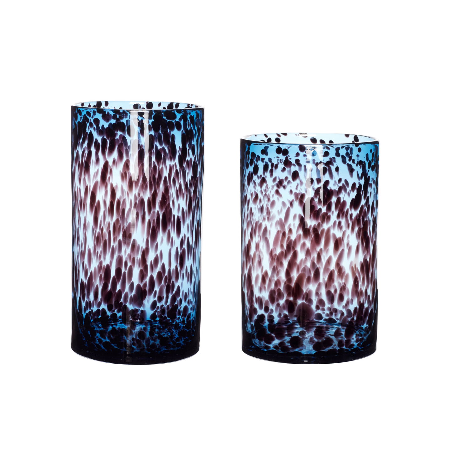 Leo Vasen Zylinder Blau/Burgundy (2er Set)