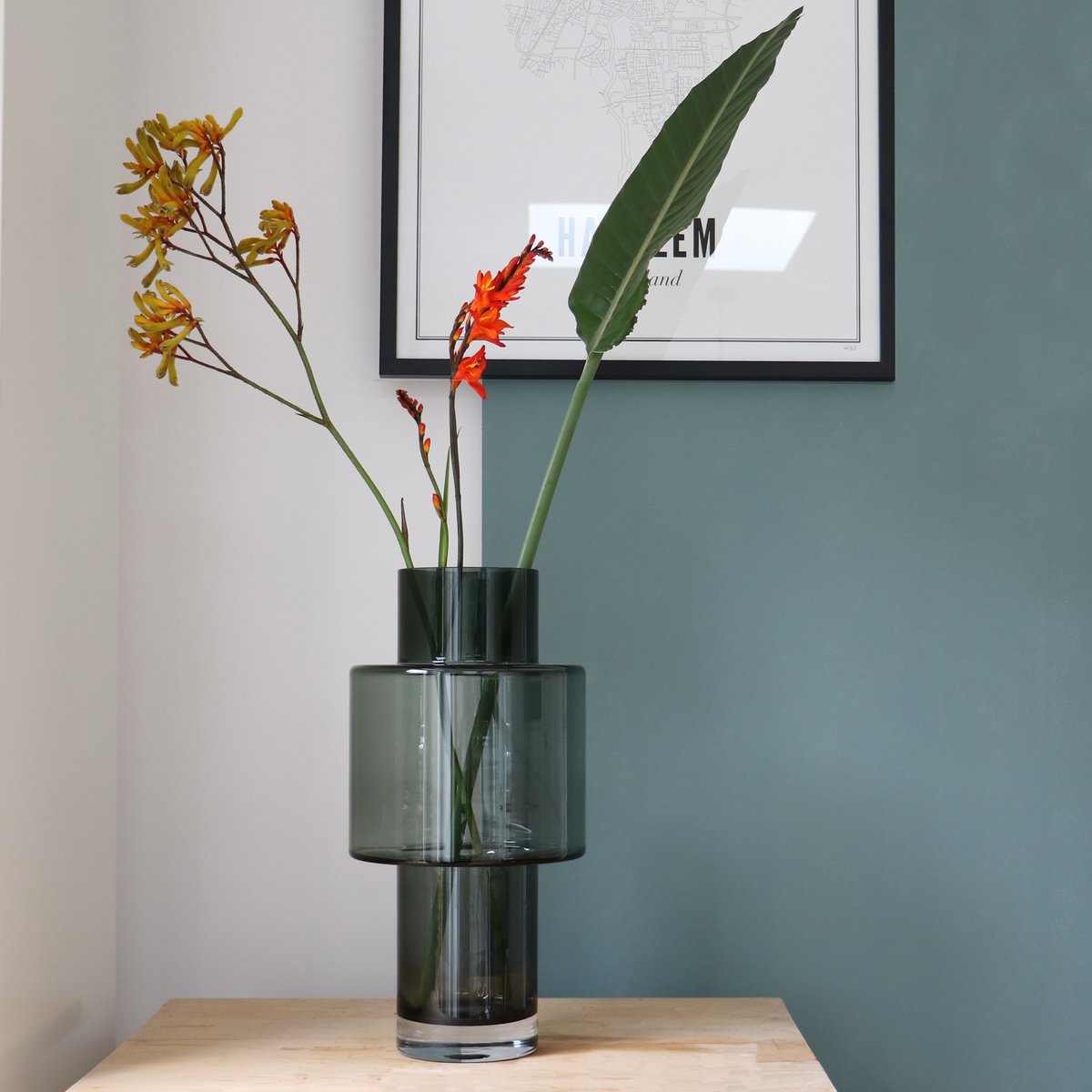 Juba Vase Grau