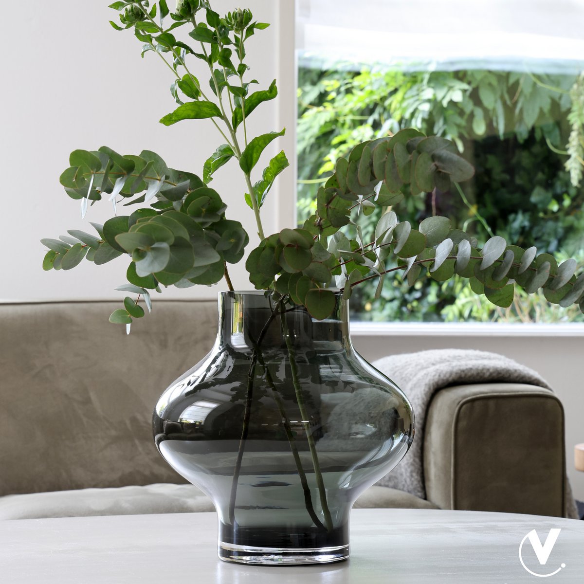 Ruvuma Vase Grau