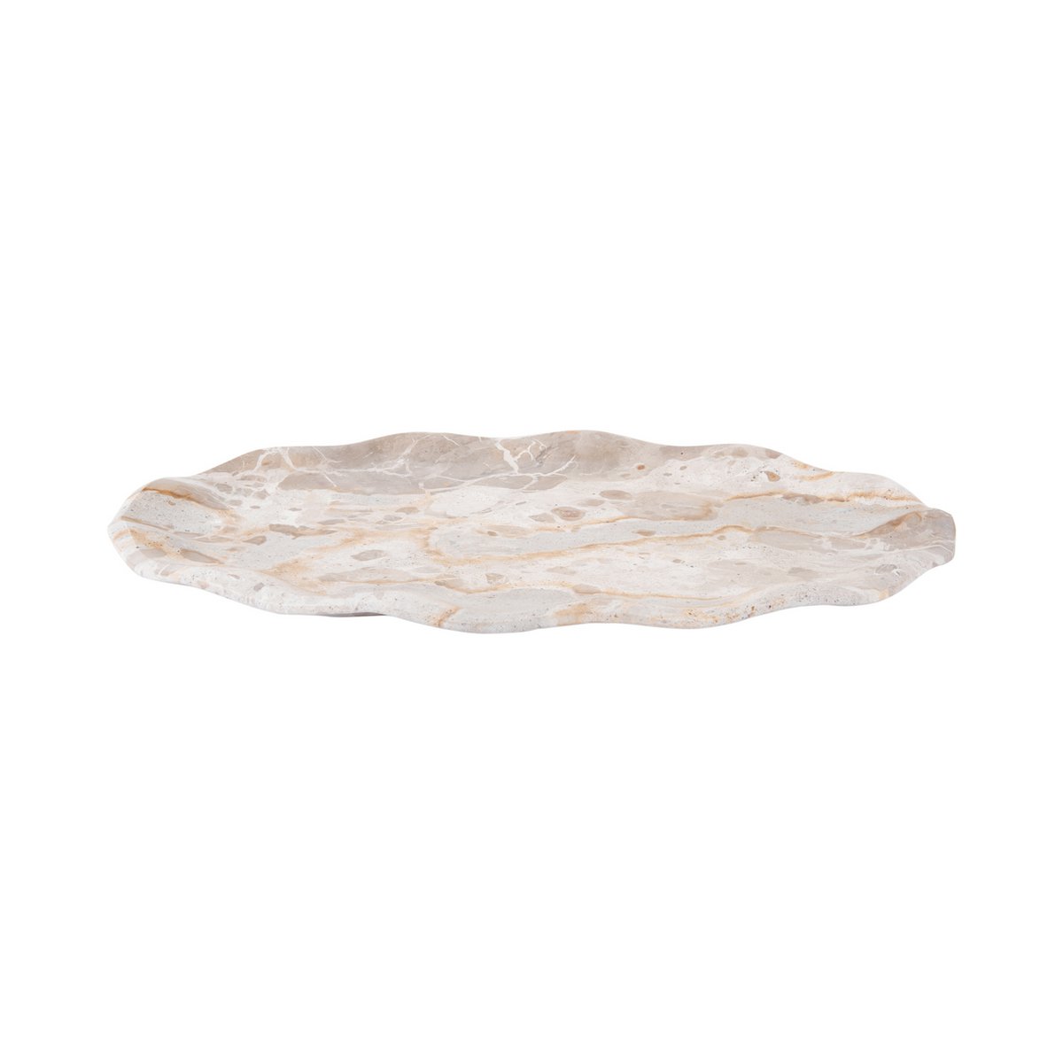 Marmor Tablett oval L
