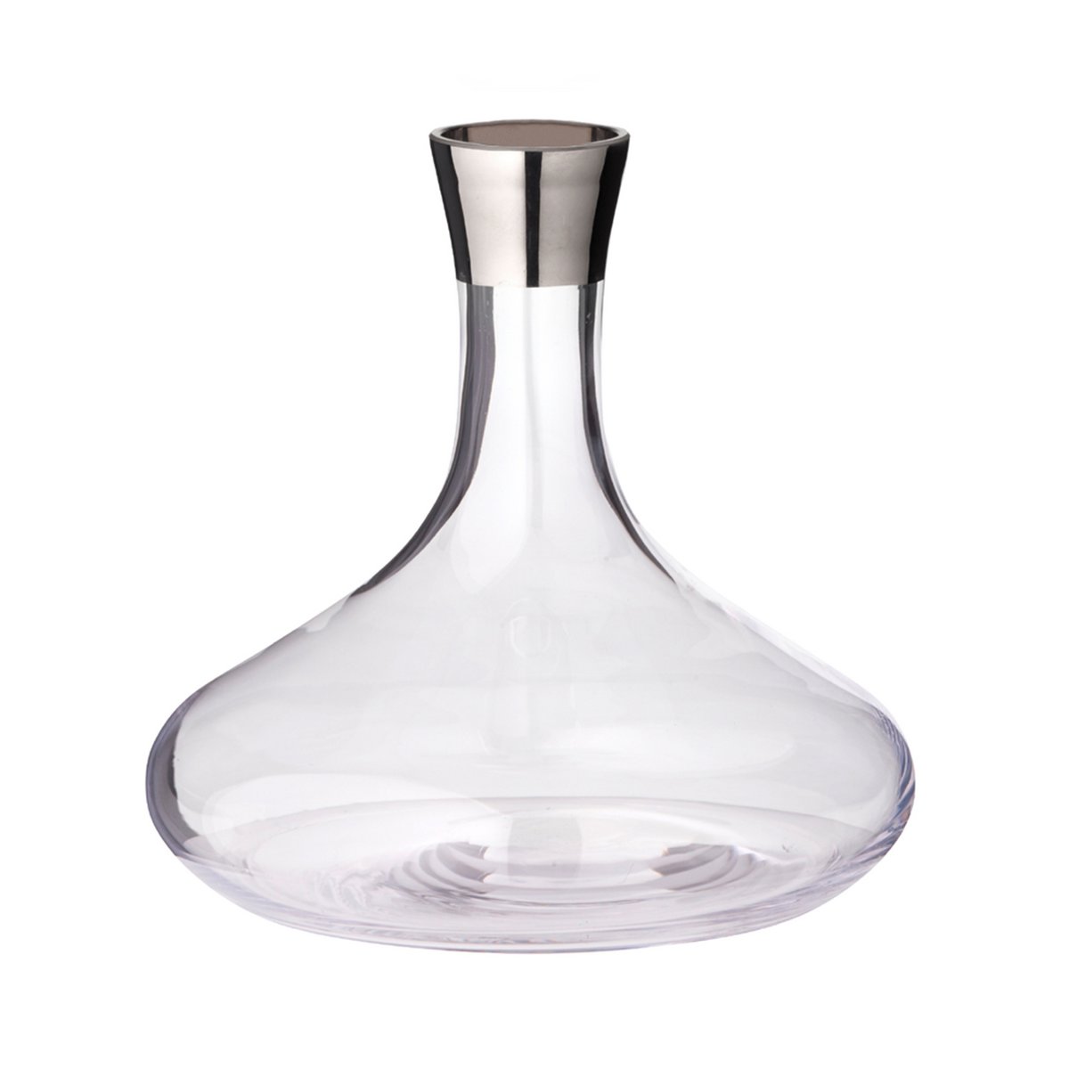 Karaffe Edward Kristallglas mit Platinrand