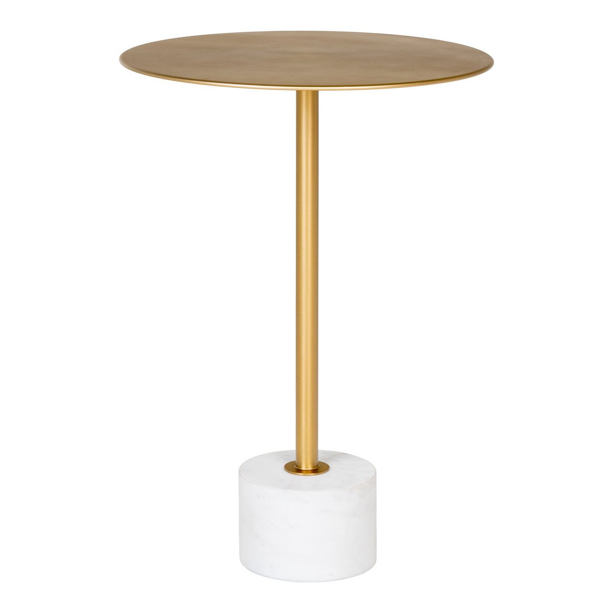 Eleganter Beistelltisch mit Marmor-Basis