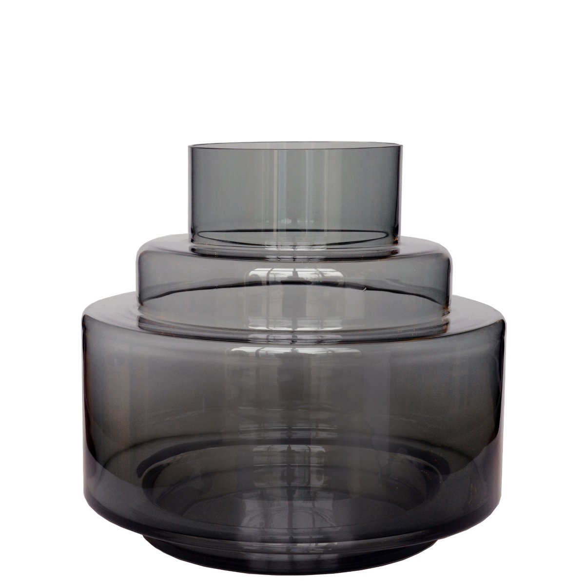 Charlie Vase Grau