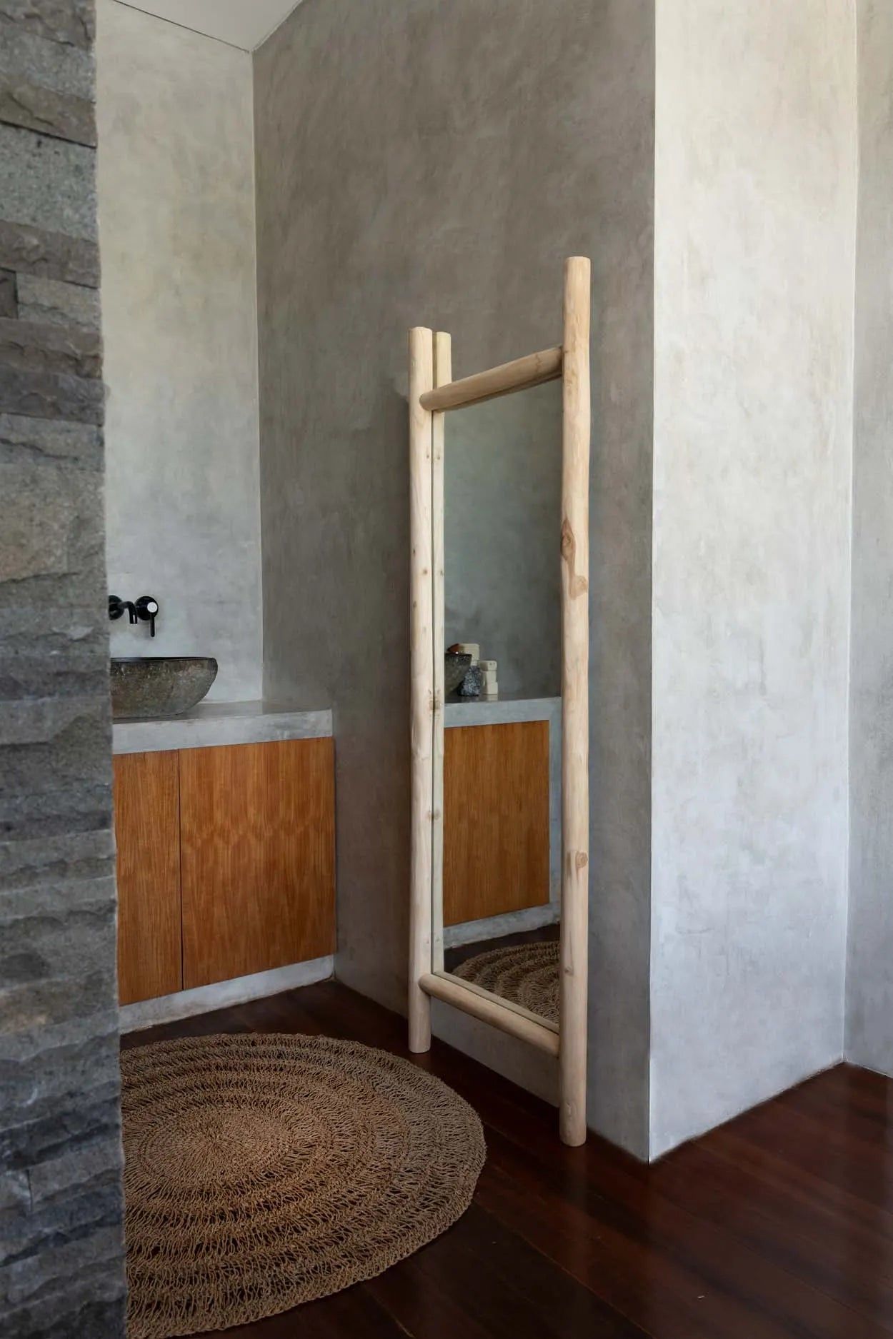 Island Dressing Room Mirror - Natural