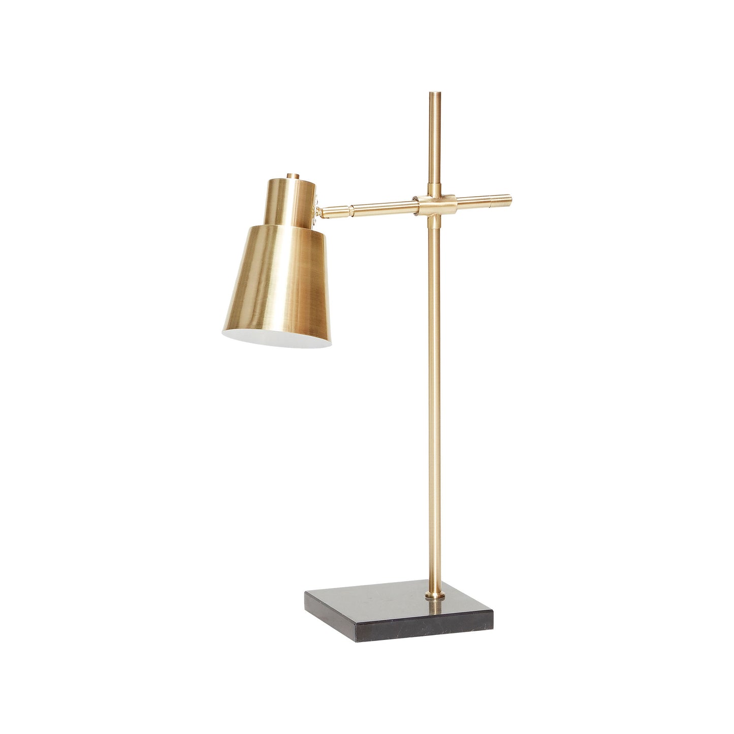 Fusion Tischlampe Messingfarben