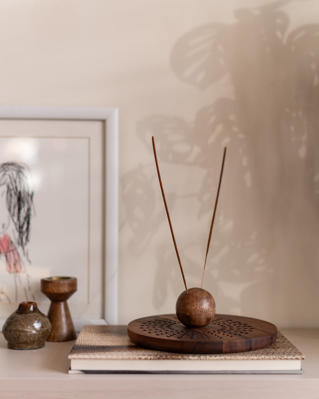 MATI Wooden Incense Holder