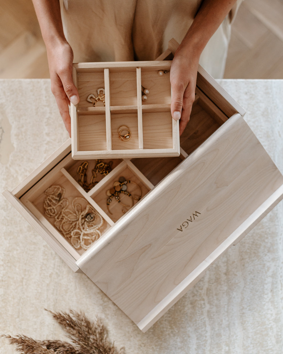SAHAR Wooden Storage Box