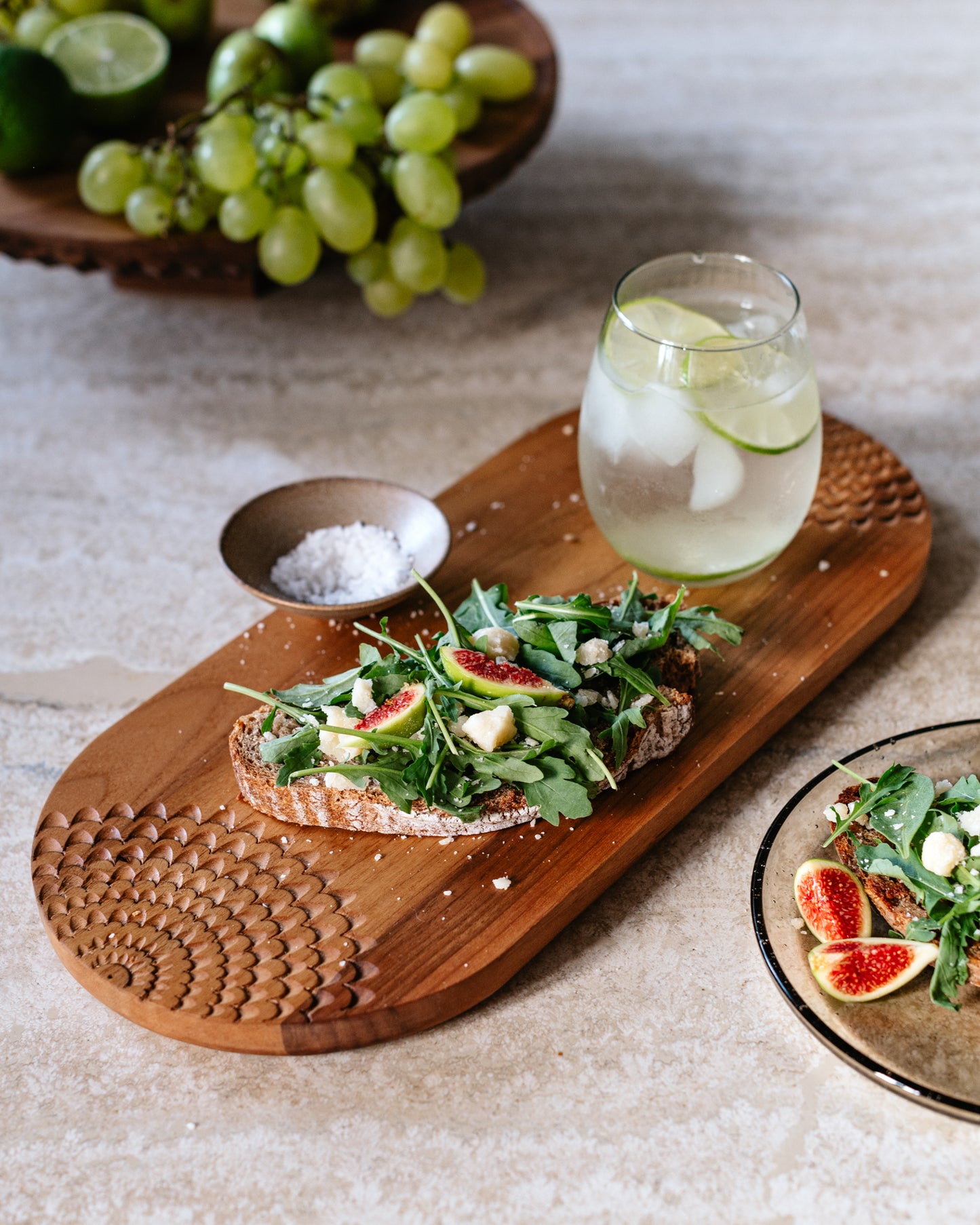 NORA Oval Wooden Serving Platter