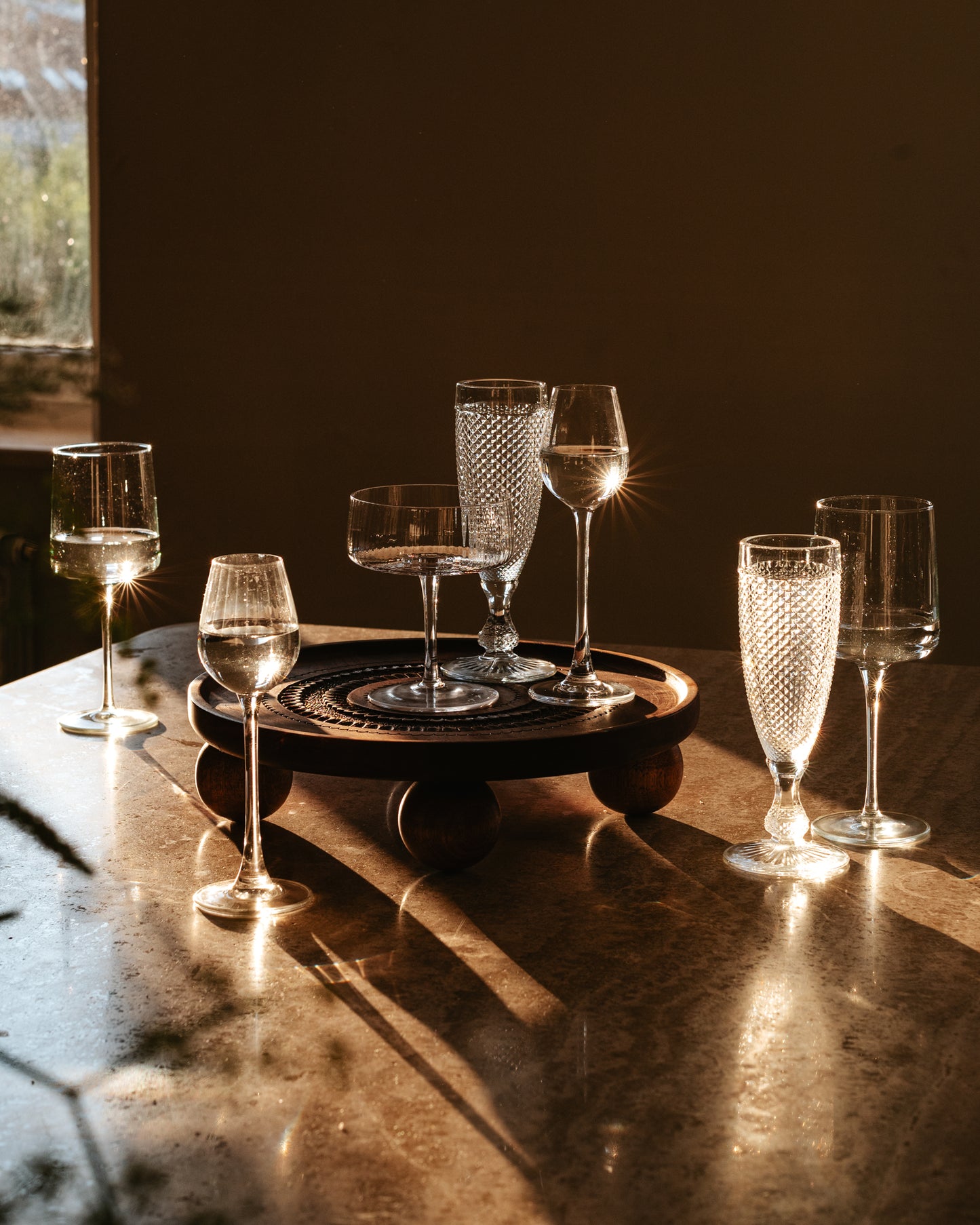 SANAT Wooden Centrepiece