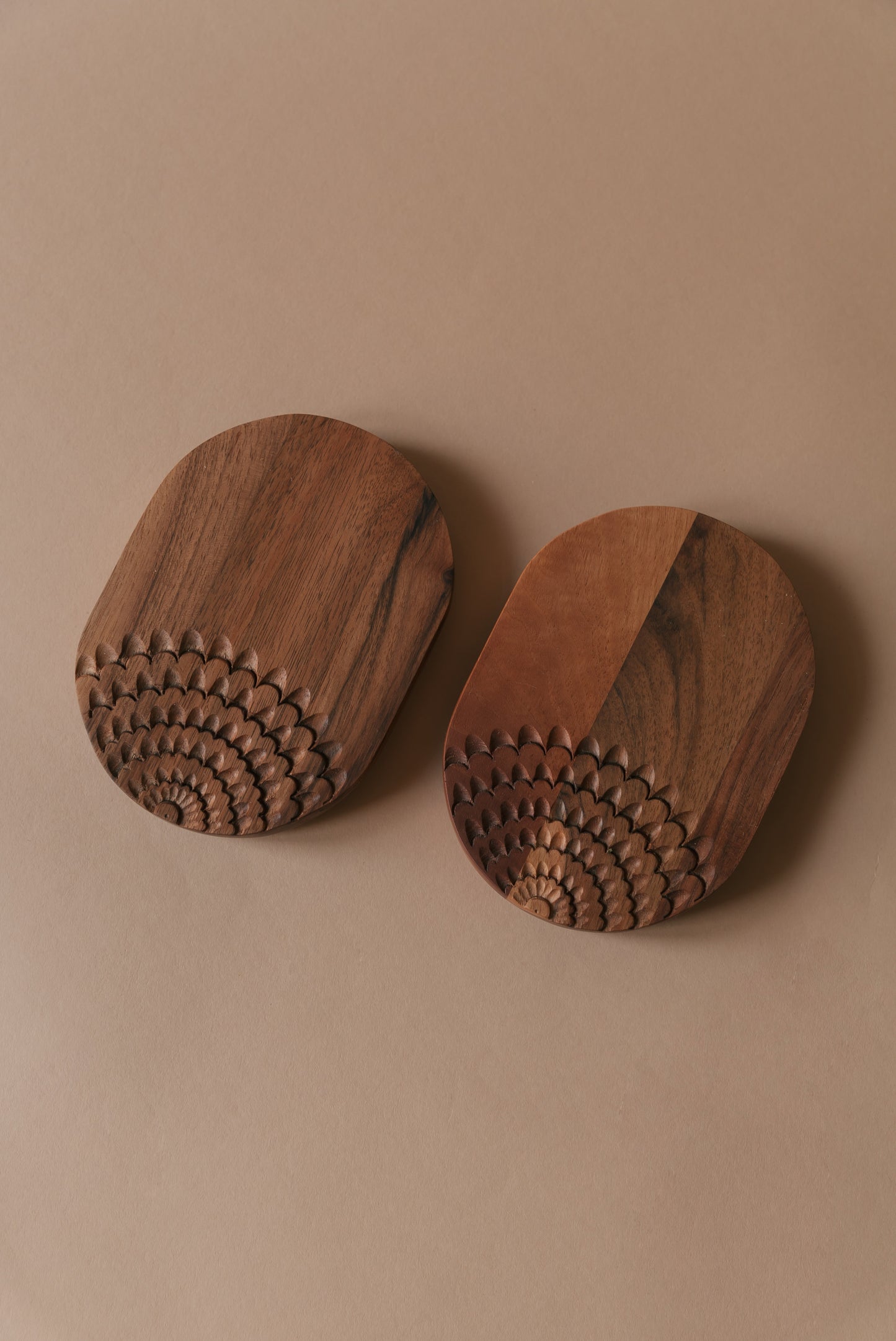 NINA Oval Wooden Coasters
