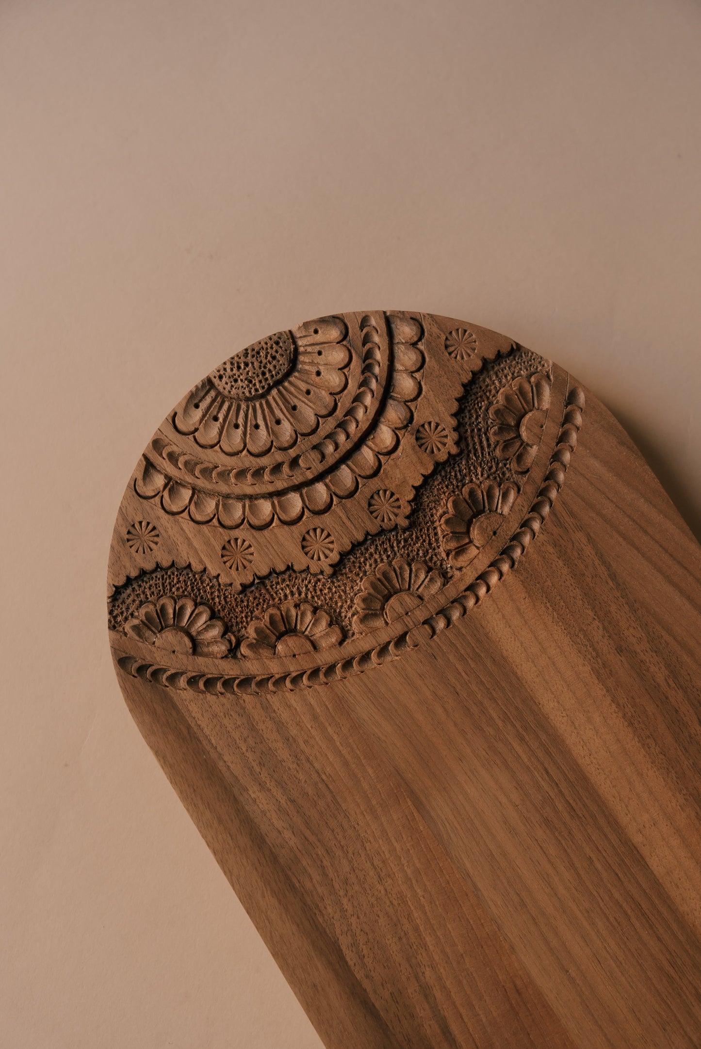 FLORA Oval Wooden Serving Platter