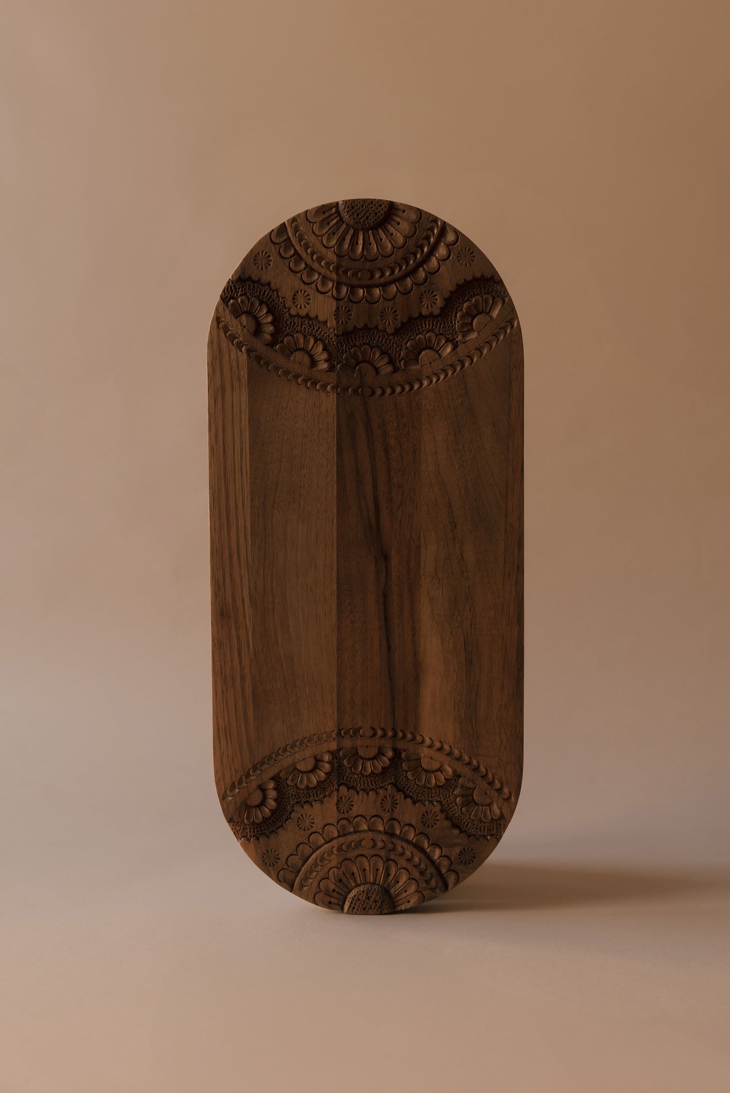 FLORA Oval Wooden Serving Platter