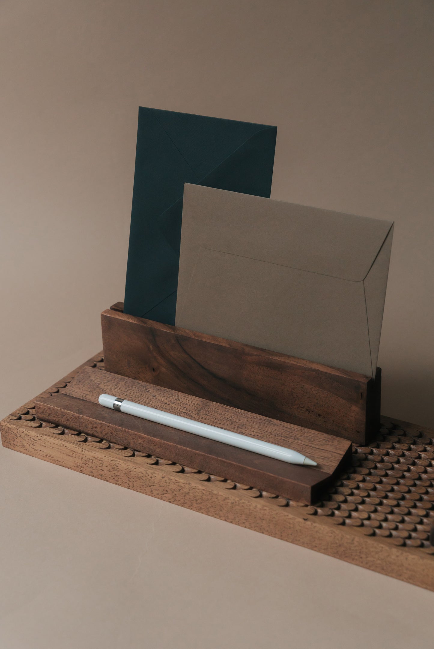 MIRAN Wooden Desk Organiser