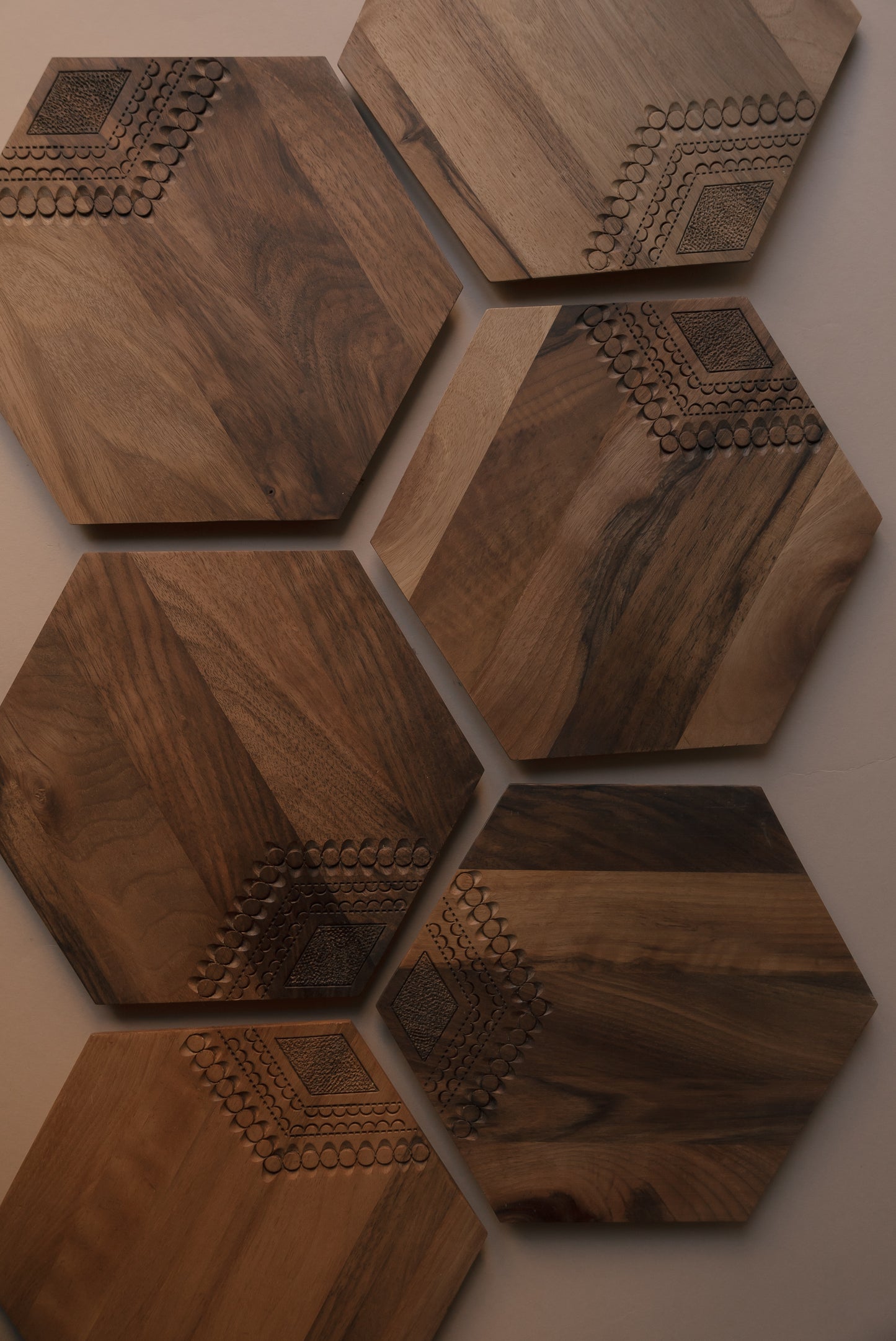 TRIPTIH Wooden Serving Tray Set