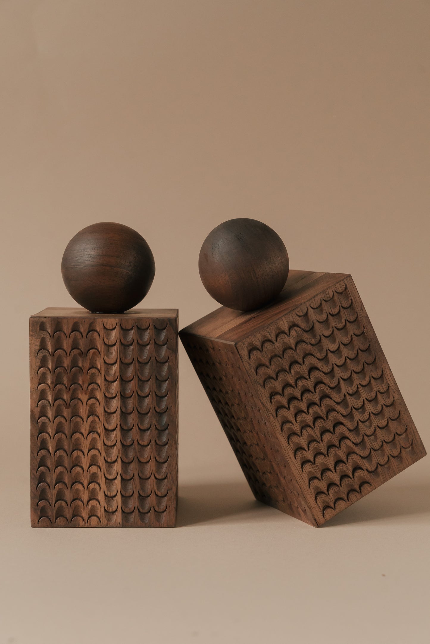 PAR Wooden Bookends