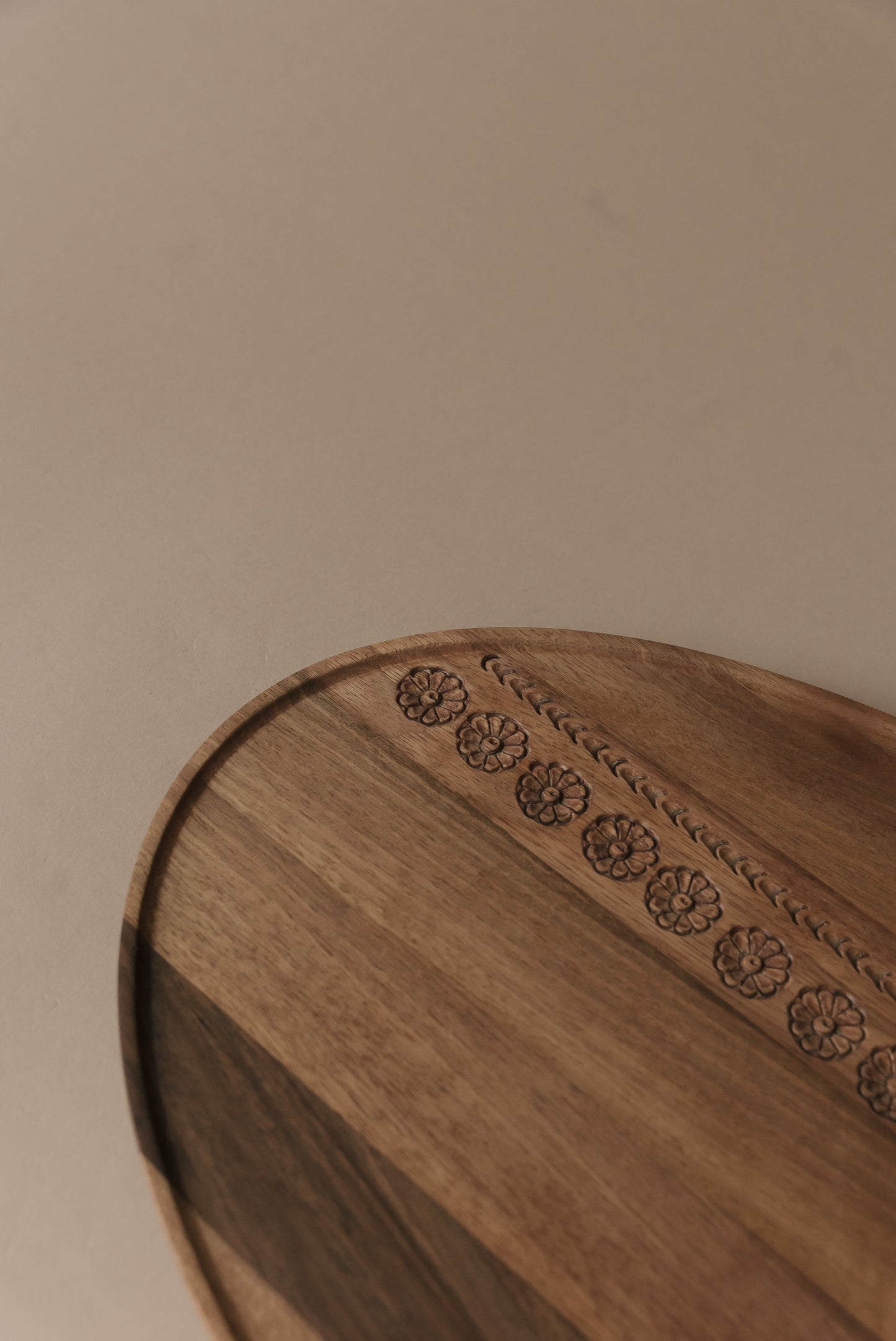UNA Large Wooden Serving Tray