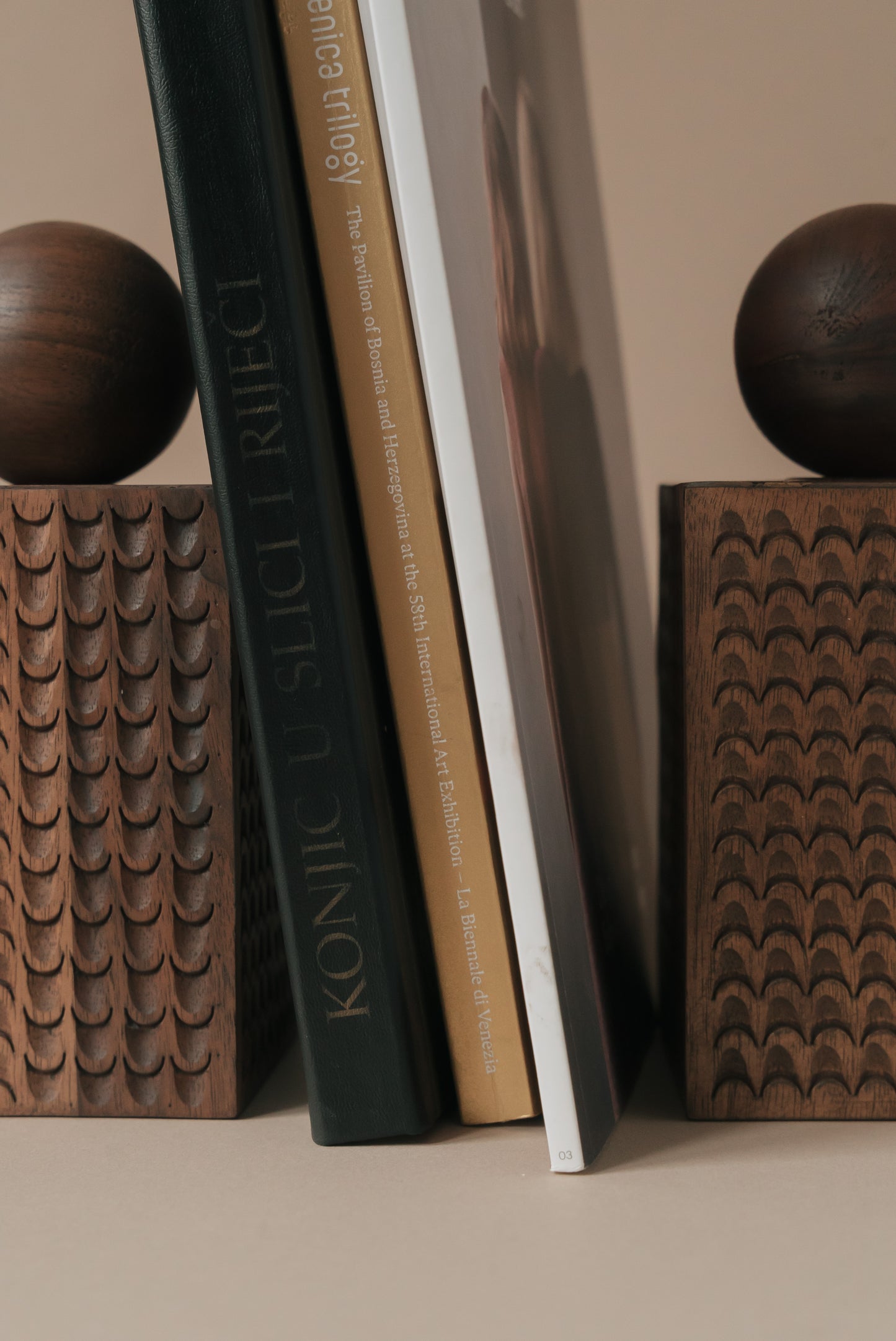 PAR Wooden Bookends