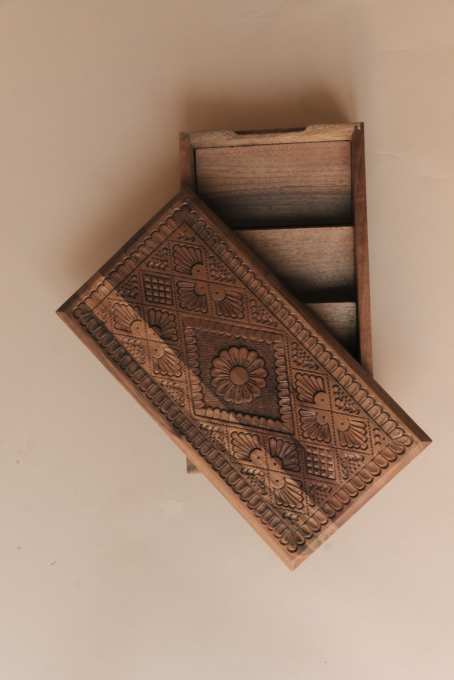 DUNYA Wooden Jewellery Box