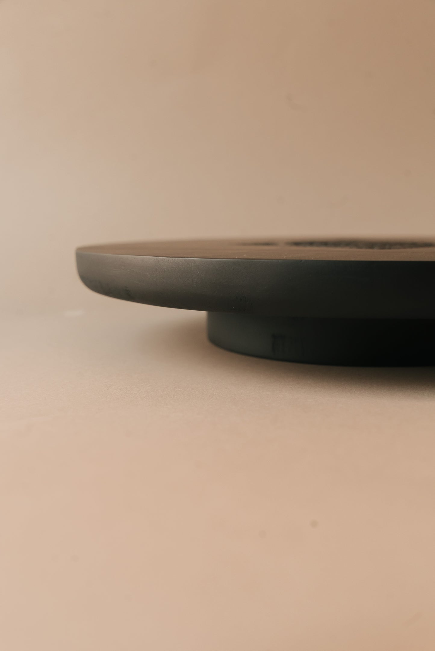 AVA Round Wooden Serving Tray