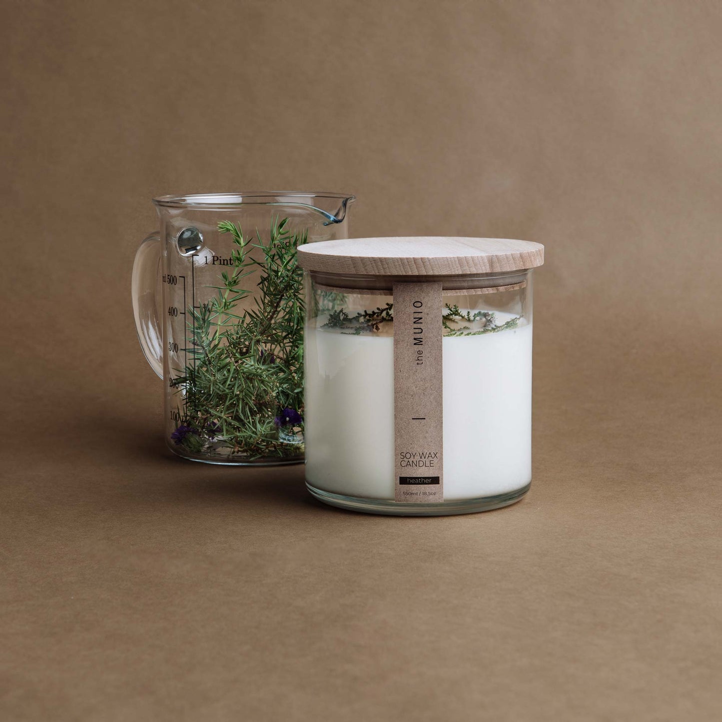 Juniper & Limonium Candle mit Holzdocht
