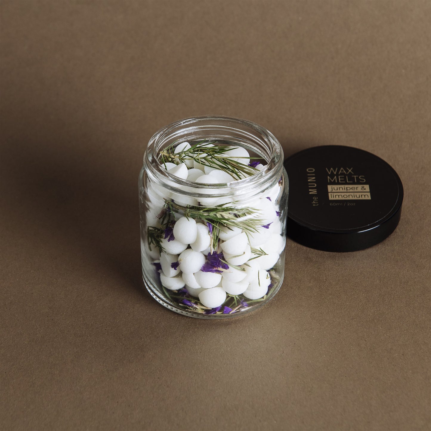 Juniper & Limonium Mini Soy Wax Melts im Glas