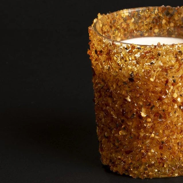 Amber Lavender - Cedarwood Candle