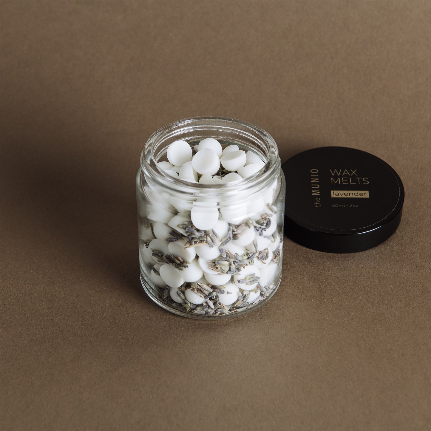 Lavender Mini Soy Wax Melts im Glas