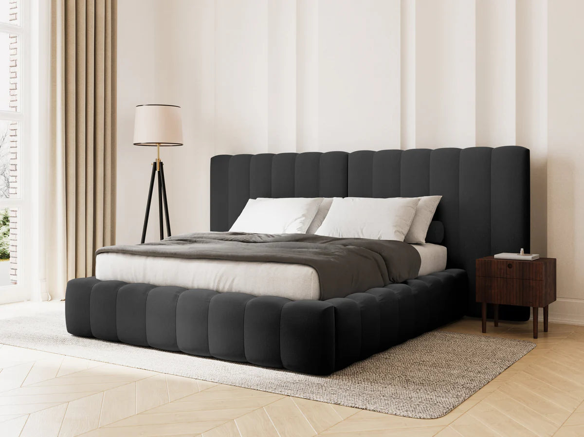 Bettgestell mit Stauraum | Chenille