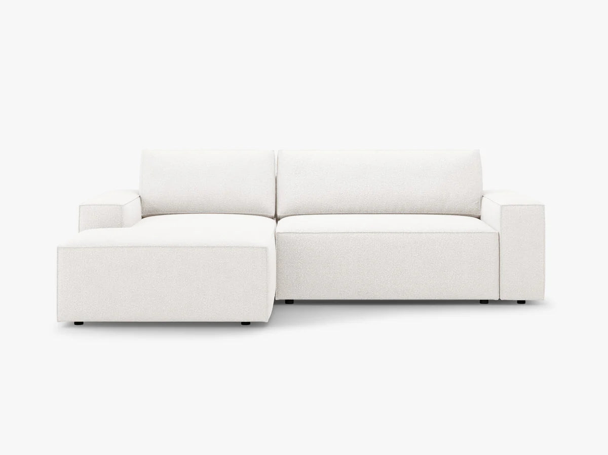 Ausziehbares Ecksofa | Schlafsofa Jodie Bouclé