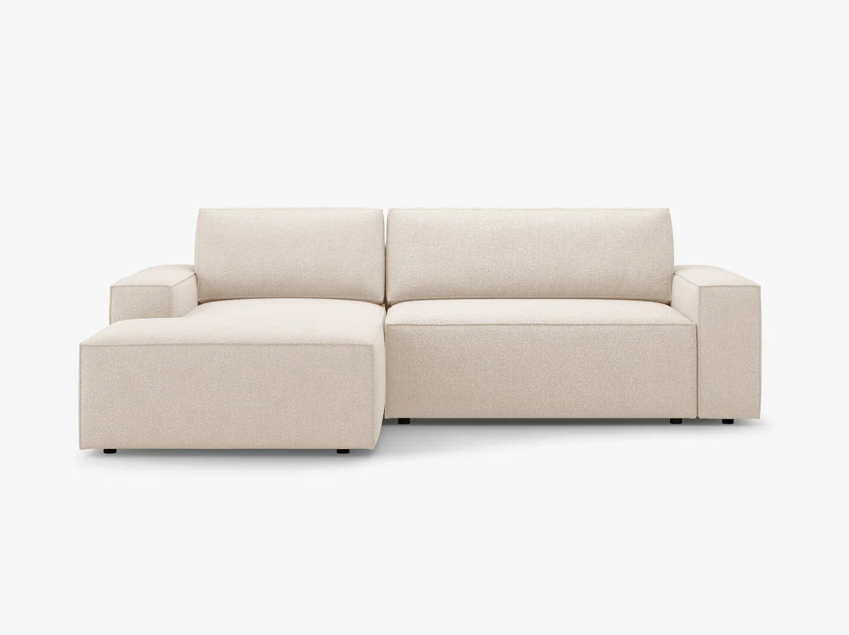 Ausziehbares Ecksofa | Schlafsofa Jodie Bouclé