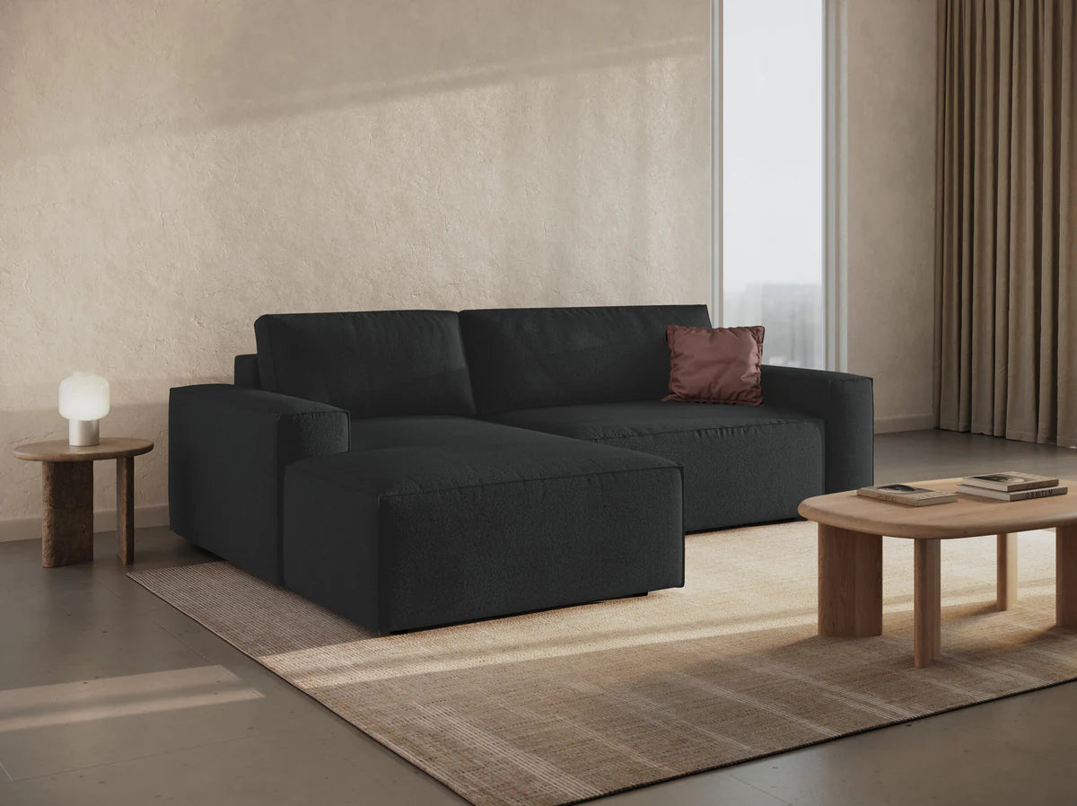 Ausziehbares Ecksofa | Schlafsofa Jodie Bouclé