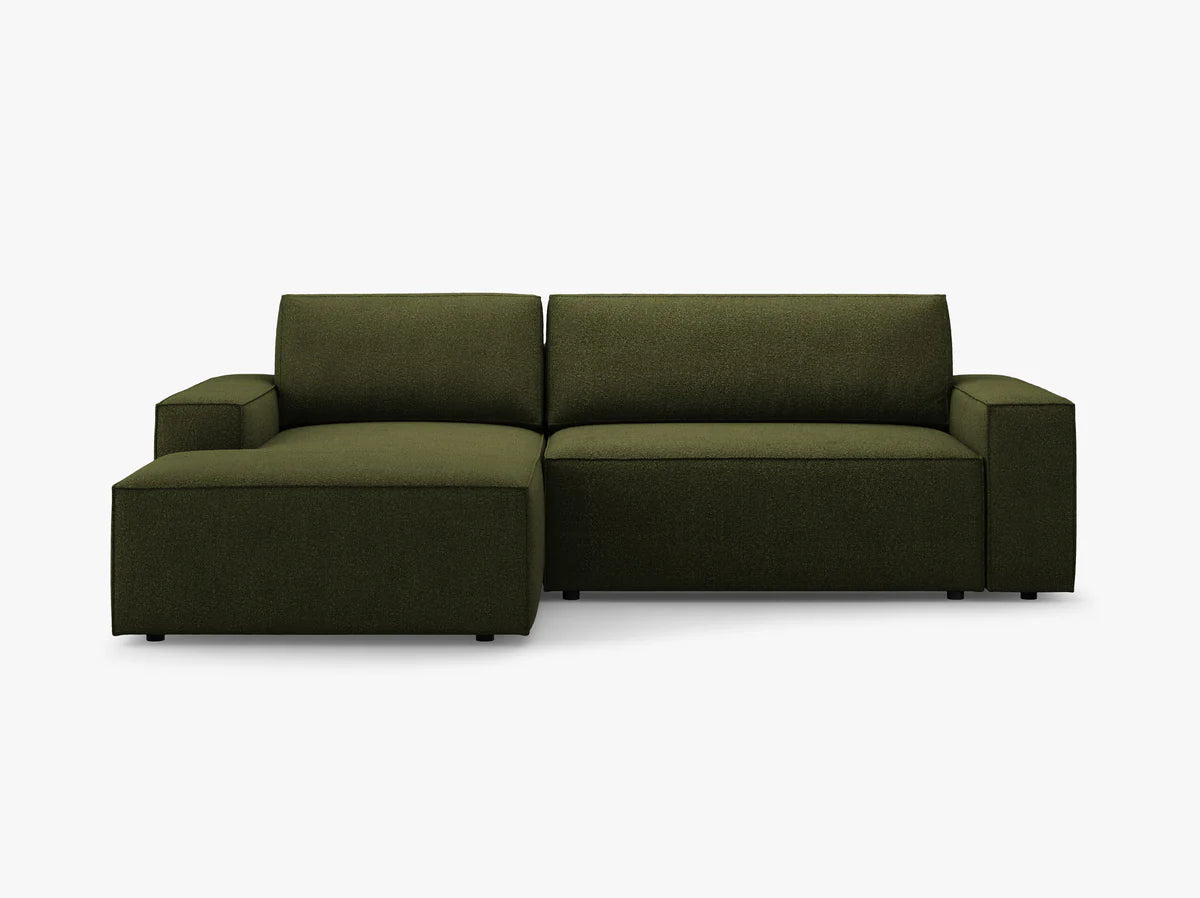 Ausziehbares Ecksofa | Schlafsofa Jodie Bouclé