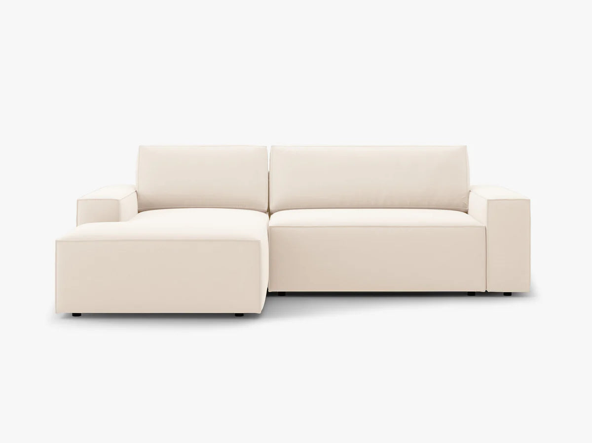 Ausziehbares Ecksofa | Schlafsofa Jodie Samt