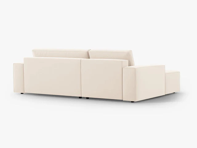 Ausziehbares Ecksofa | Schlafsofa Jodie Samt