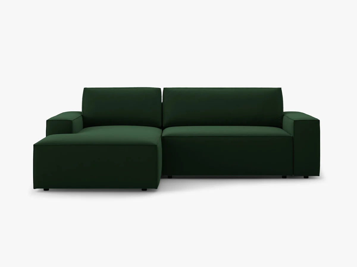 Ausziehbares Ecksofa | Schlafsofa Jodie Samt