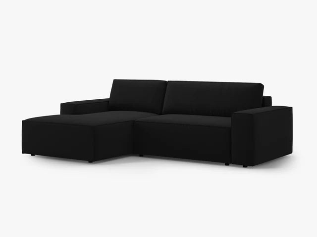 Ausziehbares Ecksofa | Schlafsofa Jodie Samt