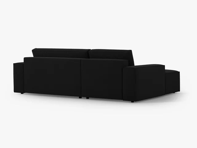 Ausziehbares Ecksofa | Schlafsofa Jodie Strukturierter Stoff