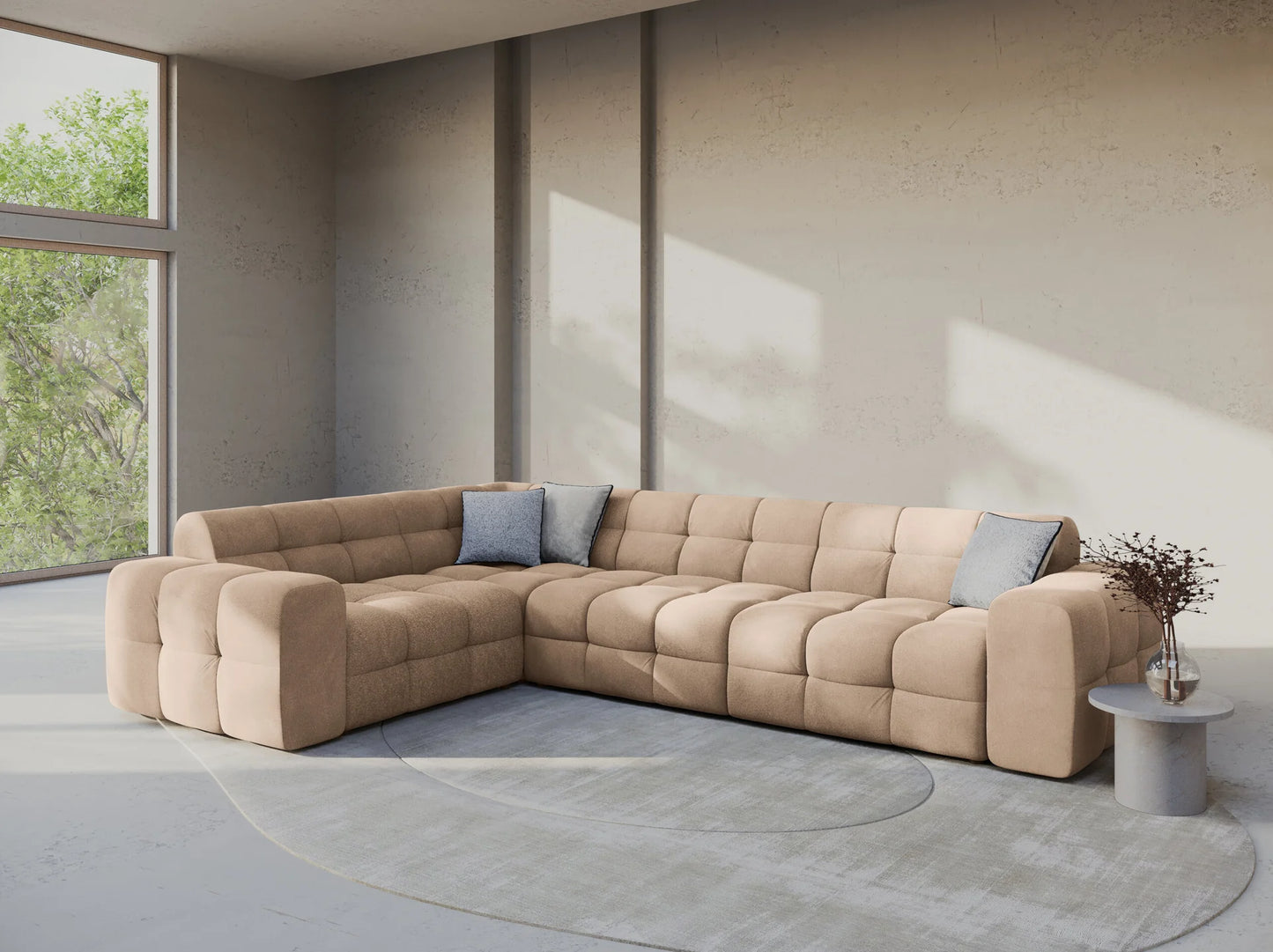 Ecksofa Kendal | Samt