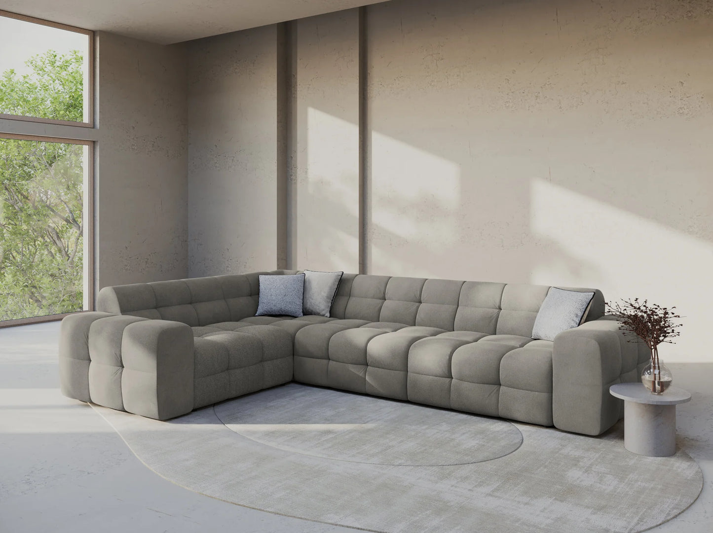 Ecksofa Kendal | Samt