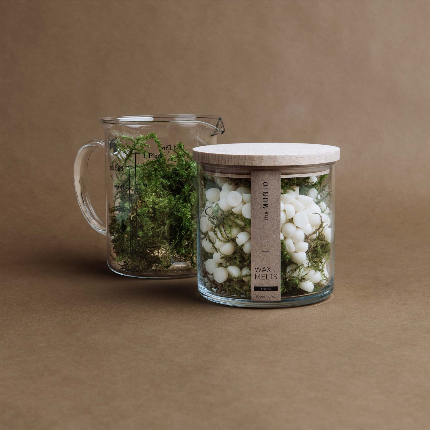 Moss Soy Wax Melts im Glas
