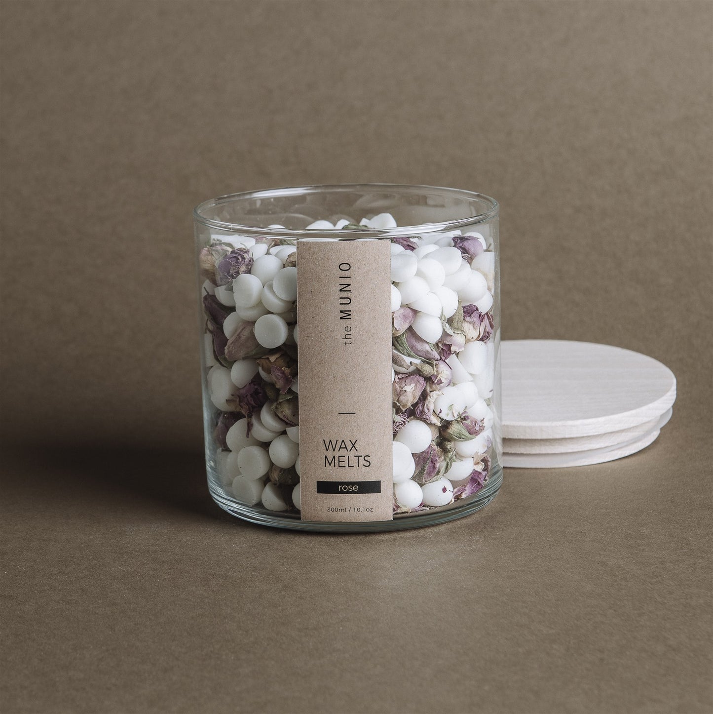 Rose Soy Wax Melts im Glas