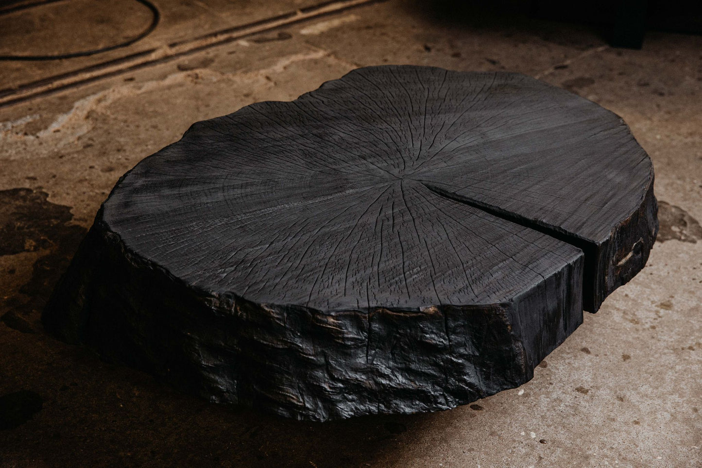 Charred Woodtable